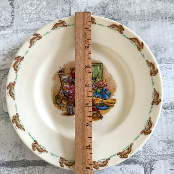 Whimsical Vintage Royal Doulton Bunnykins 3-Piece Bone China Set - Picture 13 of 13